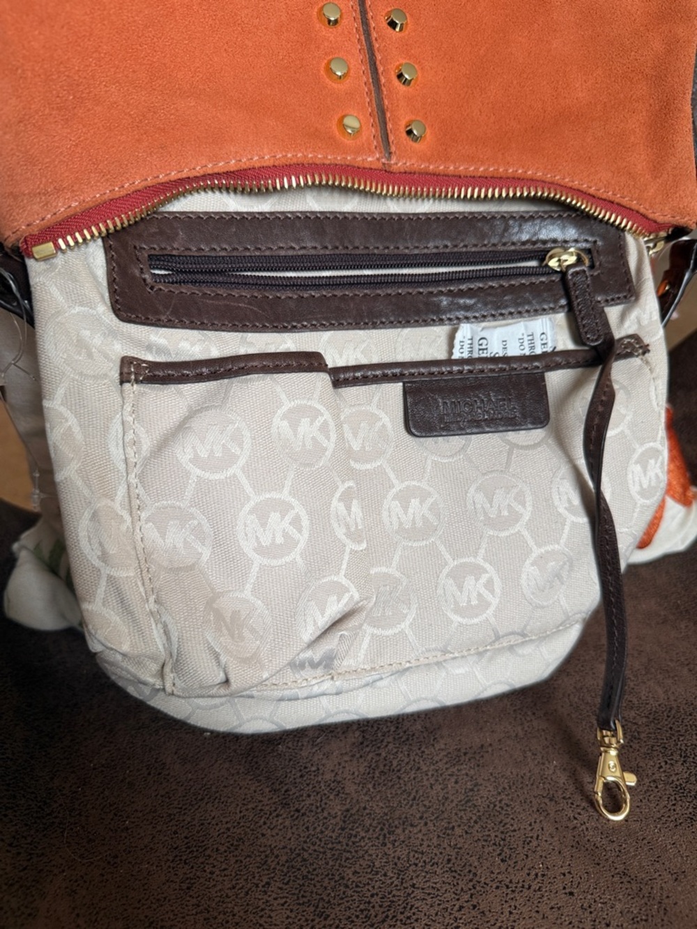 MICHAEL KORS SUEDE BAG - Picture 14 of 15